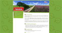 Desktop Screenshot of kania-herbs.pl
